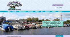 Desktop Screenshot of lakeponemahmarina.com