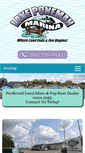 Mobile Screenshot of lakeponemahmarina.com